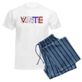 thumbnail image 6 of CafePress - Get Out The Vote Men's Light Pajamas - Men's Light Loose Fit Cotton Pajama Set, 6 of 7