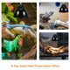 thumbnail image 3 of BESTYASH 2Jgo Cubierta Antiescaldado Para De Calor De Reptiles Con Hueco Negro, 3 of 8