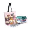 thumbnail image 2 of FORMRS Womens Canvas Tote Bag with Zipper Inner Pocket Shoulder Handbag, Watercolor Jam, 2 of 7