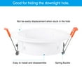 thumbnail image 3 of Unique Bargains 2" Spring Ceiling Cover Plate Suitable for 2.4-2.7inch Round Hole, White, 3 of 5