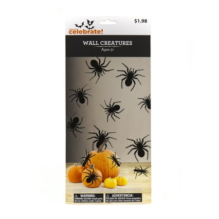 Wall Spiders Halloween Decor Walmart Com
