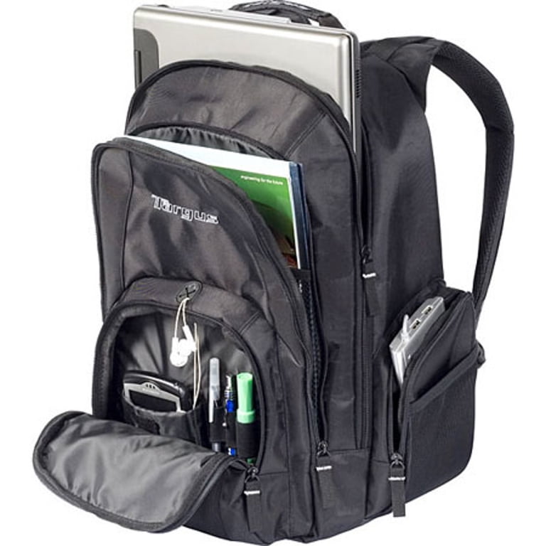 16 groove laptop backpack Targus Inch Backpack, Black Front storage section includes padded CD Targus Groove Carrying Case (Backpack)