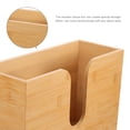 thumbnail image 4 of Dispensador de toallas de papel montado en la pared, baño, cocina, madera, 4 of 5