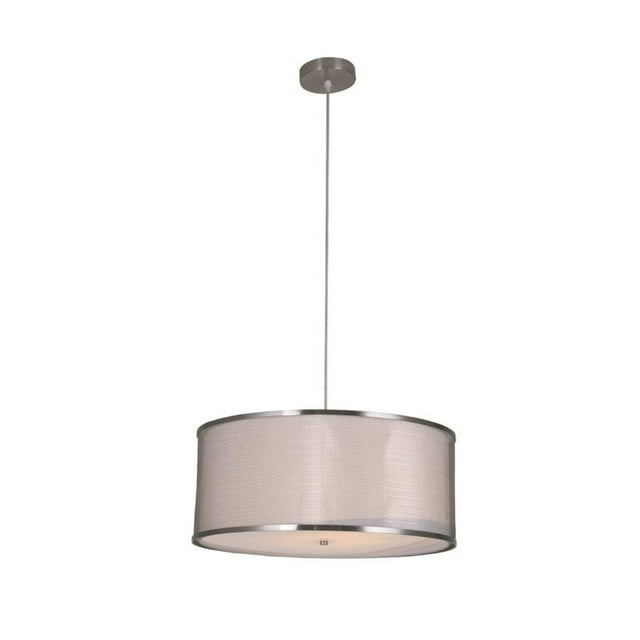 Xtricity - Pendant Light, 19.6 '' Width, From Kokkino Collection, Gray