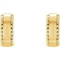 thumbnail image 2 of FB Jewels 14K Yellow Gold Pair Polished Beaded Earrings With Backs, 2 of 2