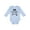 AE-Light Blue, variant on Big Cousin with Arrows Boys or Girls Long Sleeve Baby Bodysuit