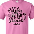 thumbnail image 4 of Inktastic Life is Better at the Beach with Sunshine Seashell and Palm Trees T-Shirt, 4 of 5
