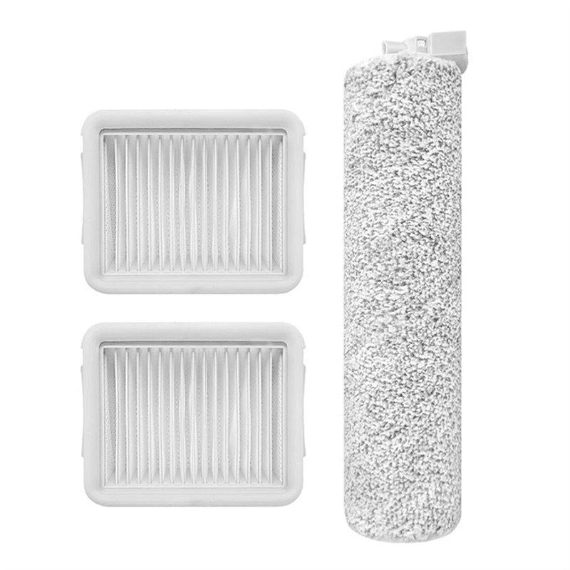 For Mijia Shunzao Replacement Fluffy Parts Vacuum Cleaner Brush Dry Roll  And Soft Hepa Pro H100 Wet