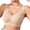 🔥 Khaki, variant on No Underwire Comfortable Sostenes Para Mujer Sin Varillas Adjustable Wide-Strap Wireless Comfort Bra Solid Color Chest Cushion Removable Pads Seamless Breathable Stretch Fabric Anti-Slip