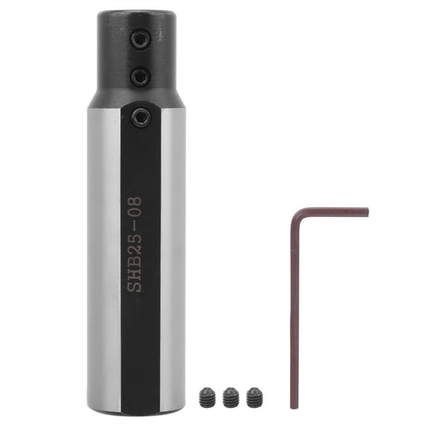 Herramienta de torneado de torno Barra de mandrinado - SHB25‑08 Φ8mm Herramienta de torneado de torno Herramientas de sujeción Barra de mandrinado Orificio interior de diámetro pequeño Acero de tungst