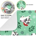 thumbnail image 2 of Dish Drying Mat for Kitchen Counter, Christmas French Bulldog Microfiber Kitchen Dish Mat Super Absorbent Dish Drainer Mat Heat-resistant Kitchen Counter Mat, 16x18 Inch, 2 of 7