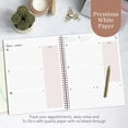 thumbnail image 4 of Rileys & Co 2025 Diagonal Weekly Planner - Annual Weekly & Monthly Agenda Planner, Jan - Dec 2025, Flexible Cover, Notes Pages, Twin-Wire Binding (8.5 x 11-Inches, Pink), 4 of 5