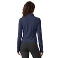 thumbnail image 2 of Rosvigor Women’s UPF 50+ Lightweight Athletic Jacket – Full Zip Sun Protection Long Sleeve Hiking Shirt with Thumb Holes, 2 of 8