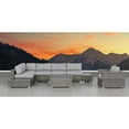 thumbnail image 5 of Living Source International 9-Piece Wicker Sectional Set plus Cushions - Gray, 5 of 5