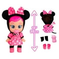 thumbnail image 4 of Cry Babies Disney Nurturing Baby Doll Inspired by Minnie Mouse, Dressed Up in The Iconic Pink Dress and Cries Real Tears with Pink Hair, 4 of 8