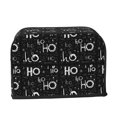 thumbnail image 2 of Yiaed Ho-Ho-Ho 2 Print Two Slice Bread Machine Cover, Universal Size Kitchen Appliance Cover for Bread Machine,Bread Machine Cover, 2 of 7