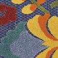 thumbnail image 5 of Nourison Aloha Indoor/Outdoor Navy Multicolor 3'6" x 5'6" Area Rug (4x6), 5 of 10