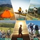 thumbnail image 5 of Eigraketly Botella de agua Plegable Boca ancha Bolsa reutilizable Caminar Senderismo Correr Escalada Botellas Contenedor Verde 500ml Type3 NO3, 5 of 6