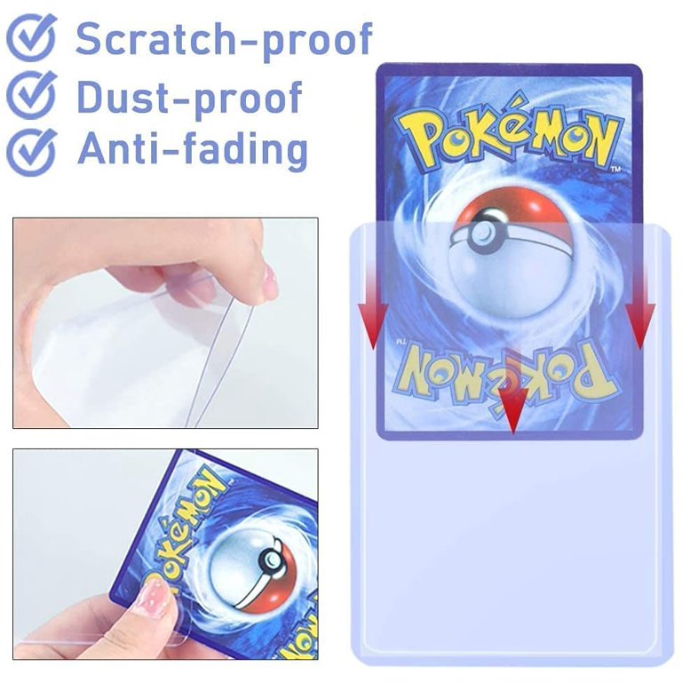 Samerd 50pc TopLoader and 50pc Penny Sleeves, Trading Card Sleeves Holder  Fit for MTG, Yugioh, Pokemon Card,Sports Cards, Baseball Card, Card Sleeves  ...