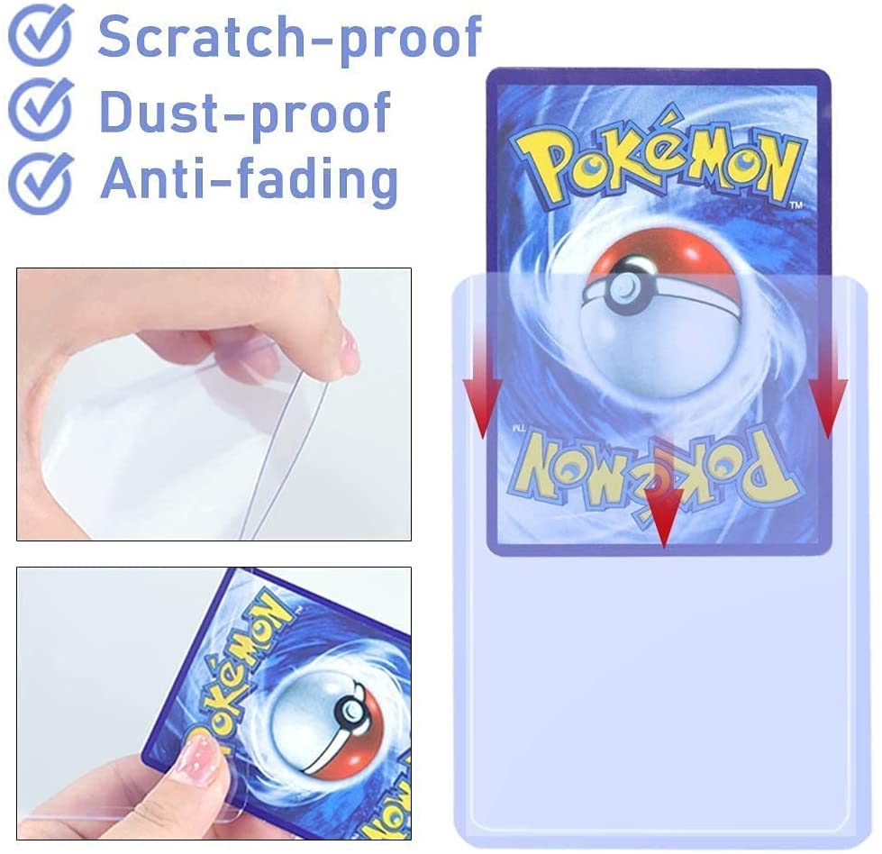 pokemon card sleeves clear Card Clear Sleeves Ultra PRO Clear Soft Sleeves For Trading Cards