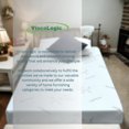 thumbnail image 4 of ViscoLogic Matelas Simple Réversible Explorer en Mousse avec Gel Rafraîchissant, Parfait pour Lit Superposé, Housse à Fermeture Éclair Effet Bambou, Mousse Certifiée CertiPUR-US, 5 Pouces, 4 of 6
