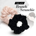 thumbnail image 3 of Kitsch Hair Brunch Scrunchie for Women - Ponytail Holder - (Blush Fray), 3 of 9