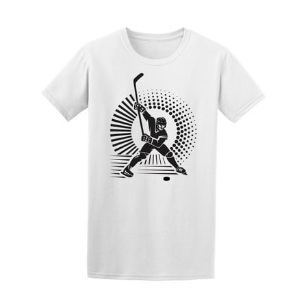 Ice Hockey Player Silhouette Tee Men's -Image by Shutterstock