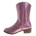 thumbnail image 3 of Kensie Girl Metallic Cowgirl Boots.(Little Kids Big Kids)Pink Metallic, Size: 4, 3 of 7