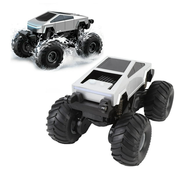 Auto Anfibio RC, 50 m de control remoto a Prueba de Agua RC Toy 40 Minutos para Todos los Terrenos