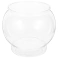 thumbnail image 1 of Toddmomy Grand Bol à Poisson Rouge Transparent Forme Ronde Style Moderne 1ensemble, 1 of 7