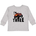 thumbnail image 3 of Inktastic Monster Truck 3rd Birthday Boys or Girls Long Sleeve Toddler T-Shirt, 3 of 5