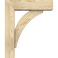 thumbnail image 3 of Ekena Millwork 6"W x 20"D x 24"H Thorton Block Rough Sawn Bracket w/ Offset Brace, Douglas Fir, 3 of 25