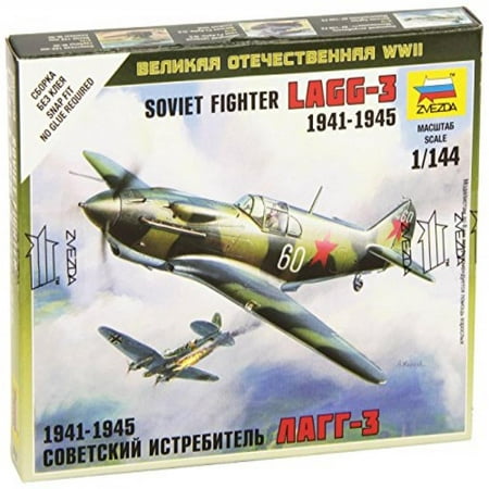 Zvezda Models 1/144 Soviet Fighter LaGG-3 New Tooling Snap (Best Soviet Fighter Ww2)