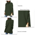 thumbnail image 1 of Suéter de cuello alto de gran tamaño Nikou para mujer, 1 of 4