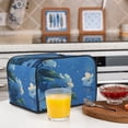 thumbnail image 6 of Balery Hibiscus Flowers Calm Water Pattern Oven Cover Kitchen Bread Machine Protector, 4 Slice Toaster Cover for Home, Anti Dust Fingerprint Coaster Cover, 6 of 7