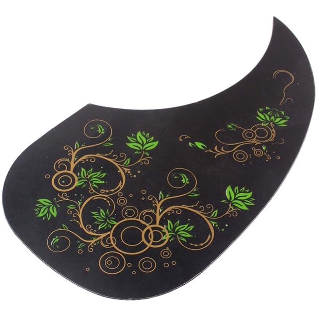 Flower Guitar Pickguard autoadhesivo Guitar Pick Guard Scratch Plate para piezas de guitarra eléctrica acústica brillar Juguete