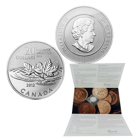 2012 $20 Canada Fine Silver Coin - Farewell To The Penny