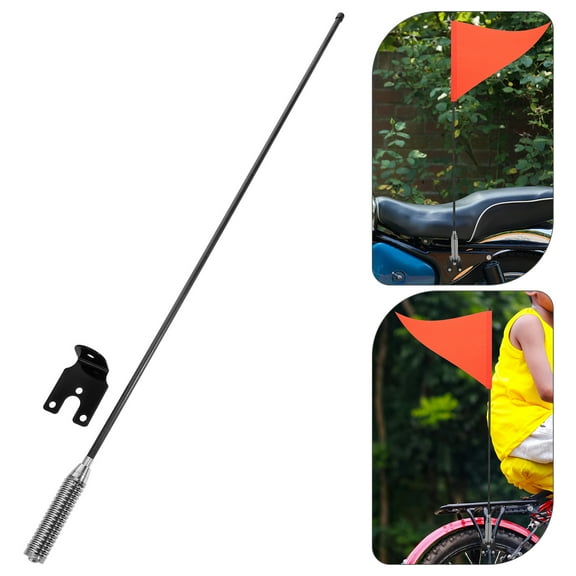 LIFKOME Durable Motorcycle Flag Mount Bracket for Bikes with Enhanced Signal Reception Glass Fiber and Stainless Steel