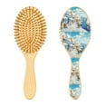 thumbnail image 2 of YAZAOO Soft Hair Brush Hair Comb Detangler Mediterranean Seaside Village Smoothing Hair Care Beauty Gift, 2 of 7