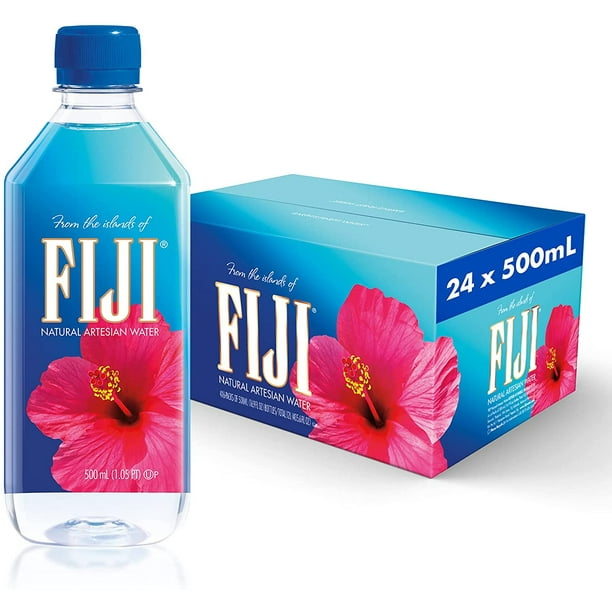 FIJI Natural Artesian Water, 16.9 Fl Oz (24 Bottles)