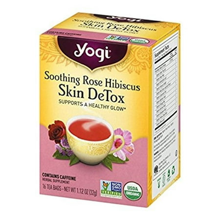 Organic Herbal Skin Detox - 16 Tea Bags 1.12 oz. For Healthy (Best Herbal Tea For Skin)