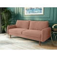 thumbnail image 2 of Koby Home Sectional Sofa Sleeper Couch 3-Seater Sofas 70" Couches for Living Room Rose Pink, 2 of 7