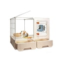 thumbnail image 1 of Premium Outdoor Pet Rabbit Cage The Perfect Home Rabbit Villa & Snuggly Rabbit Nest for Your Beloved Bunny, 1 of 3