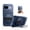 Blue, variant on Suritch for Google Pixel 9 / 9 Pro Phone Case with 360° Rotatable Hand Strap Grip Holder, Invisible Kickstand and Slide Camera Cover, Rugged Shockproof Protective Cover, Blue
