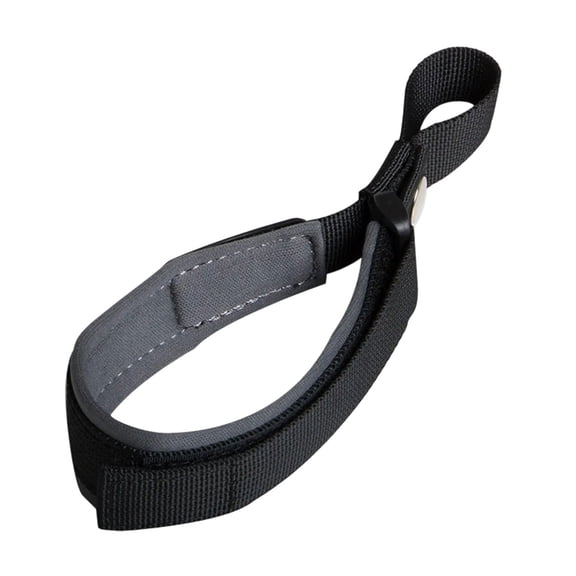 Adjustable Dog Leash Wrist Strap For Secure Gripping for Walking, Black Durable Design Padded Strap
