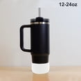 thumbnail image 3 of Unique Bargains 1 Pc Durable Solid Color Water Bottle Boot White Silicone, 3 of 5