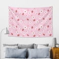 thumbnail image 5 of Xecao Hand Drawn Strawberry Print Tapestry, Wall Hanging Room Funny Decor, Backdrop Room Decor for Bedroom Living Room dormitory, 5 of 8