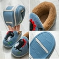 thumbnail image 4 of Zapatos de interior JAMW Pantuflas de dinosaurio para niños Invierno de felpa, 4 of 5