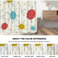 thumbnail image 3 of Yellow Blue Red Christmas Christmas Trees Decor Shower Curtain Set,Colorful Dots Polyester Shower Curtain for Shower Stall Bathroom Waterproof with 12 Hooks 72x72 Inch, 3 of 5