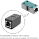 thumbnail image 3 of Paquete de 2 conectores de red RJ45 Ethernet, adaptador hembra a hembra, blindado 8P8C para extensión de cable Ethernet hembra Cat6/Cat5e (negro) WddnAot, 3 of 5